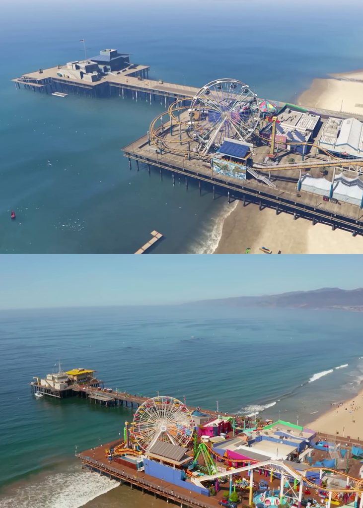 Los Angeles Vs. Los Santos di GTA (Grand Theft Auto) per le idee viaggio di Nerd in Spalla: viaggiatori poco seri.