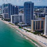 Foto dal drone di Miami in Florida. Foto sul blog di viaggi Nerd in Spalla: viaggiatori poco seri.