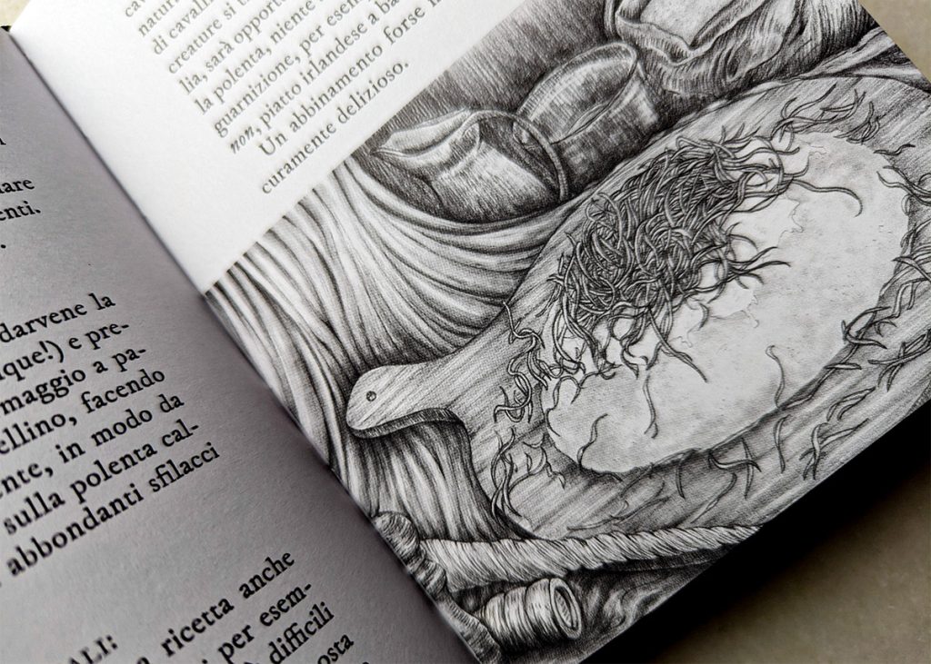 Illustrazione del libro di ricette 'Animali misteriosi e come mangiarli' per le idee shopping di Nerd in Spalla: viaggiatori poco seri