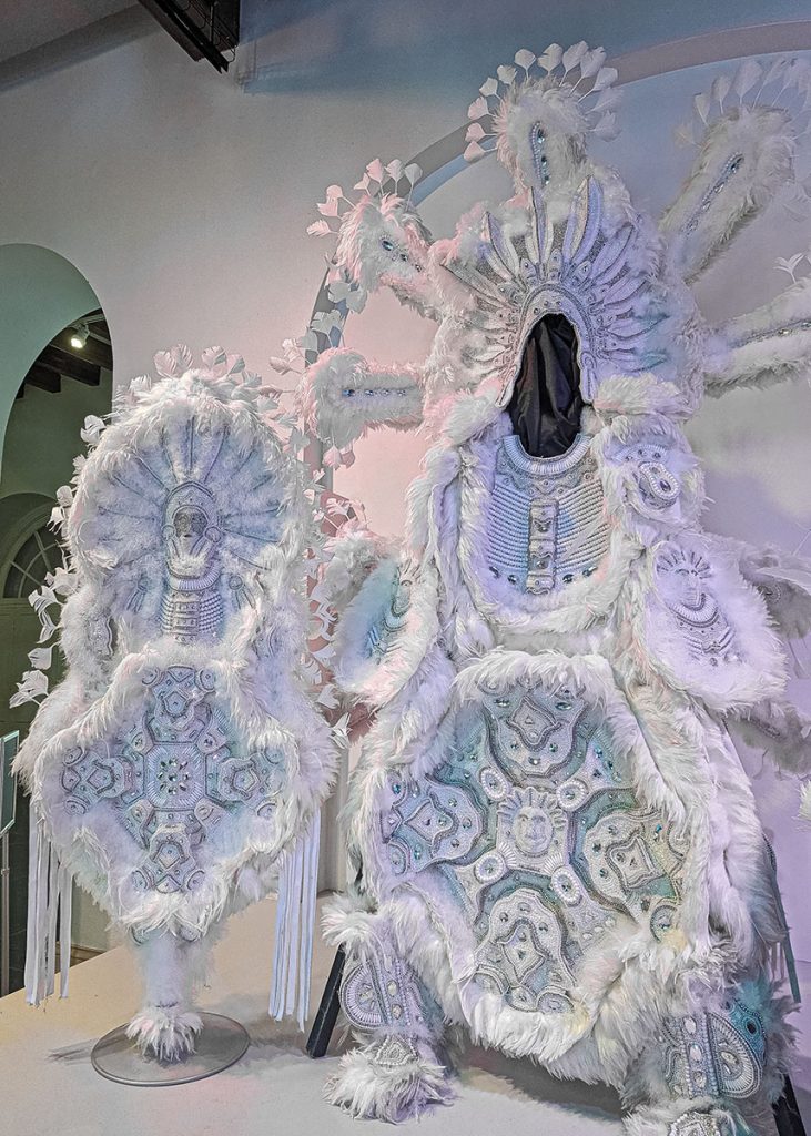 Costume per il carnevale di New Orleans in Louisiana (USA). Foto sul blog di viaggi 'Nerd in Spalla: viaggiatori poco seri' dedicato al pop-culture tourism