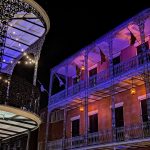 Notte nella città di New Orleans in Louisiana (USA). Foto sul blog di viaggi 'Nerd in Spalla: viaggiatori poco seri' dedicato al pop-culture tourism