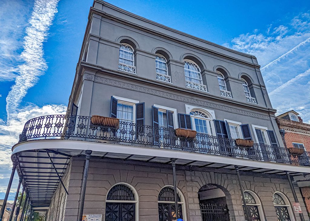 Lalaurie Mansion a New Orleans in Louisiana (USA). Foto sul blog di viaggi 'Nerd in Spalla: viaggiatori poco seri' dedicato al pop-culture tourism
