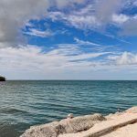Mare caraibico verso Key West nelle Florida Keys (USA). Foto sul blog di viaggi 'Nerd in Spalla: viaggiatori poco seri'.