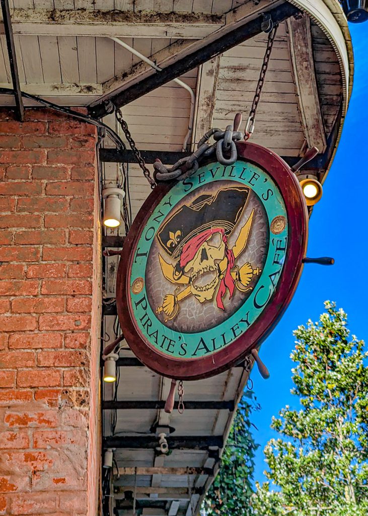 Pirate Alley a New Orleans in Louisiana (USA). Foto sul blog di viaggi 'Nerd in Spalla: viaggiatori poco seri' dedicato al pop-culture tourism