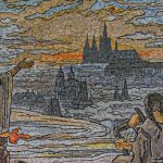 La veggente Libuše profetizza la nascita di Praga. Foto sul blog di viaggi Nerd in Spalla: viaggiatori poco seri