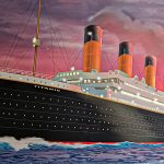locandina del 'Titanic: Artifact Exhibition' a Orlando in Florida. Foto sul blog di viaggi 'Nerd in Spalla: viaggiatori poco seri' dedicato alla pop-culture