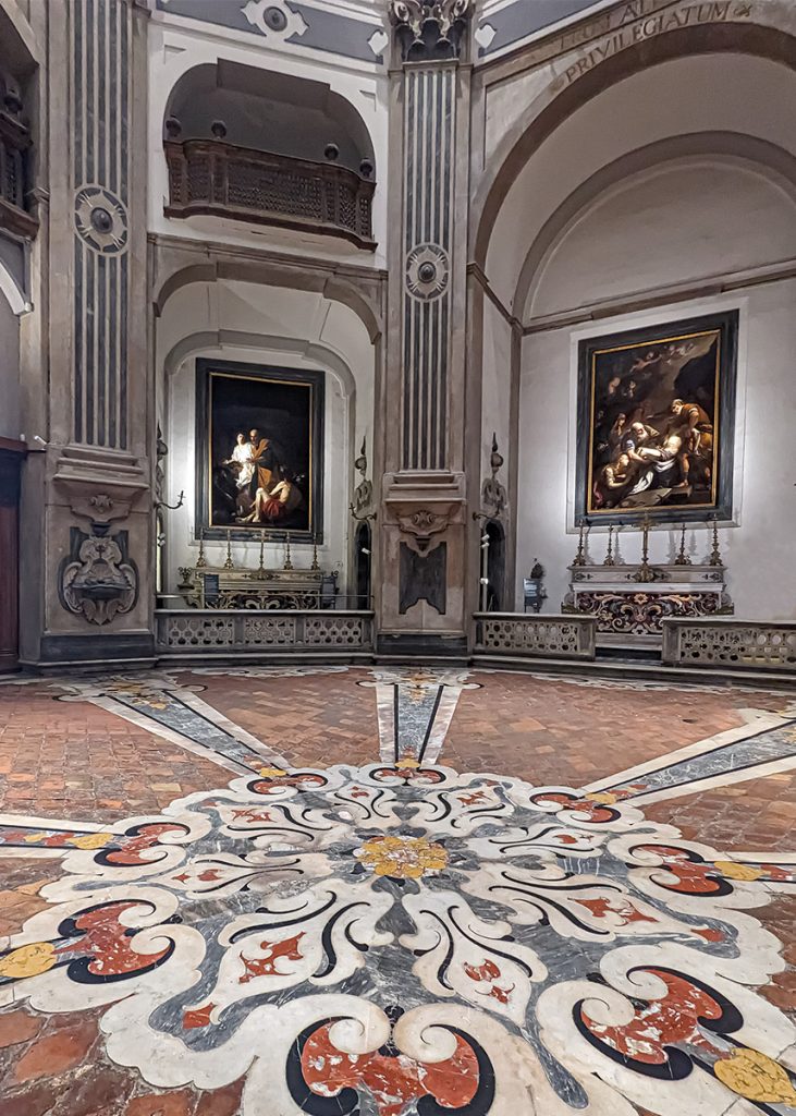 Interni del Pio Monte della Misericordia a Napoli. Foto sul blog di viaggi "Nerd in Spalla: viaggiatori poco seri" dedicato al pop culture tourism