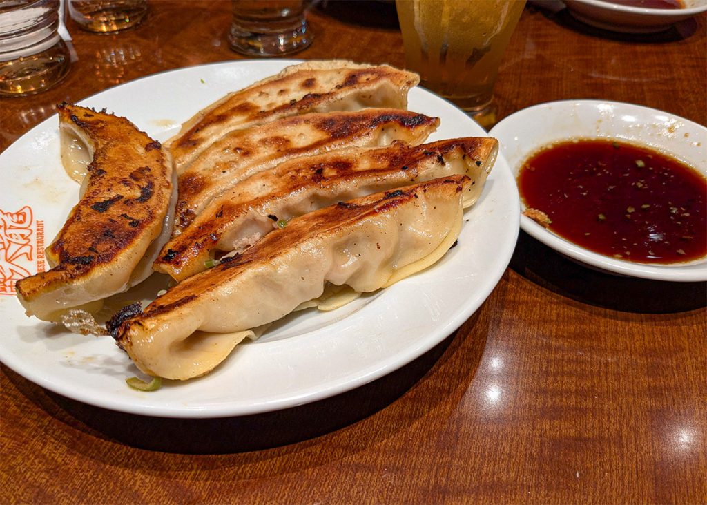 Gyoza giapponesi. Foto su "Nerd in Spalla: viaggiatori poco seri".