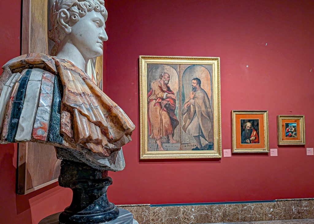 La galleria Farnese alla Reggia di Capodimonte a Napoli. Foto sul blog di viaggi "Nerd in Spalla: viaggiatori poco seri" dedicato alla pop culture.