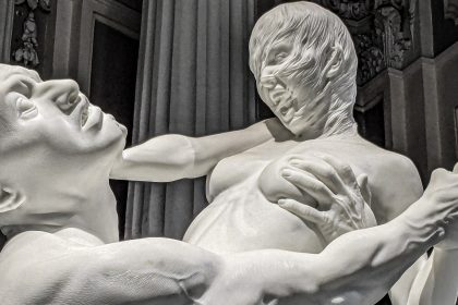 "Aiace & Cassandra" allo Jago Museum nel rione Sanità di Napoli. Foto sul blog di viaggi "Nerd in Spalla: viaggiatori poco seri".