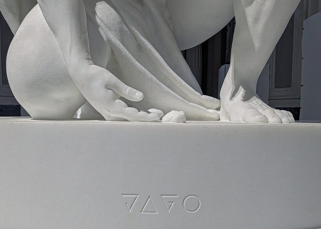 Un sassolino nella "Pietà". Foto sul blog di viaggi "Nerd in Spalla: viaggiatori poco seri".