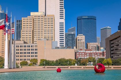 Panorama dalla City Hall di Dallas in Texas. Foto sul blog di viaggi "Nerd in Spalla: viaggiatori poco seri"