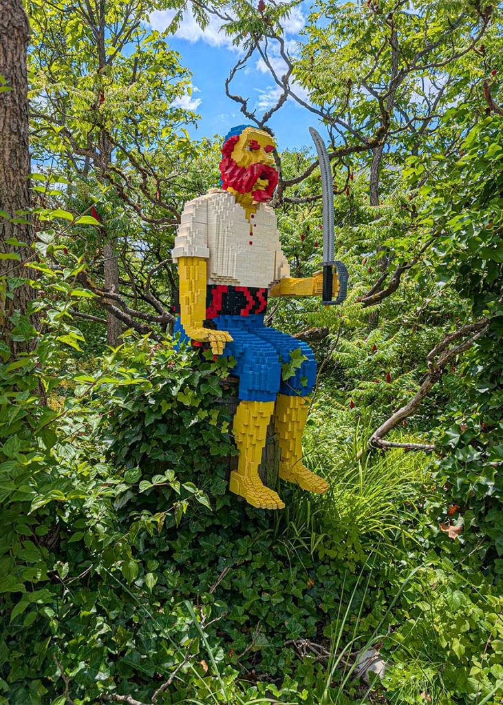 Un pirata a Legoland Germania. Foto sul blog di viaggi "Nerd in Spalla" dedicato alla cultura pop.