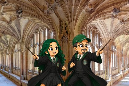 Lacock Abbey, location dei film di Harry Potter. Foto sul blog di viaggi "Nerd in Spalla: viaggiatori poco seri" dedicato alla pop culture.