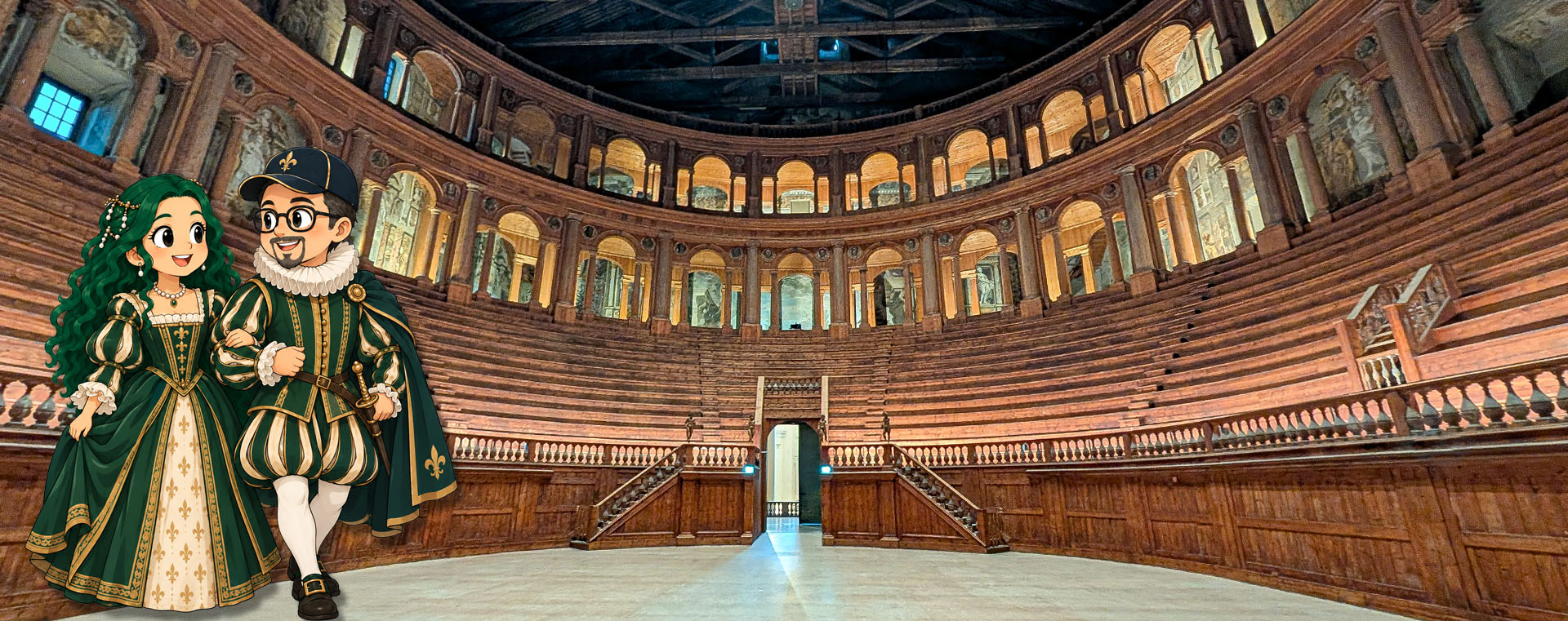 Il Teatro Farnese nel Complesso Monumentale della Pilotta a Parma. Foto sul blog di viaggi "Nerd in Spalla: viaggiatori poco seri".
