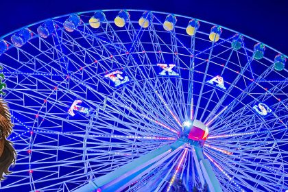 La ruota panoramica Texas Star alla Texas State Fair. Foto sul blog di viaggi "Nerd in Spalla" dedicato alla cultura pop.