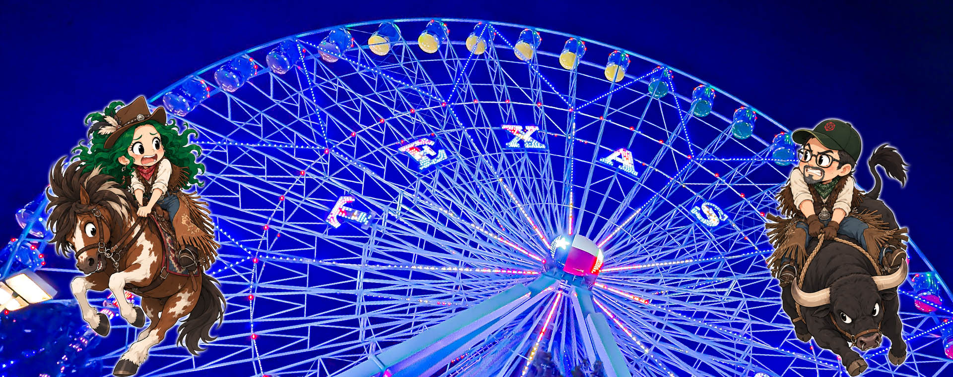 La ruota panoramica Texas Star alla Texas State Fair. Foto sul blog di viaggi "Nerd in Spalla" dedicato alla cultura pop.